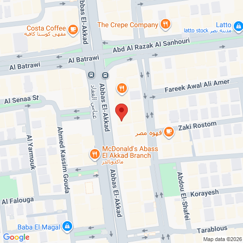 地图的  (مدينة نصر ,القاهرة)