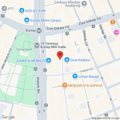 地图的  (Cankaya/Ankara)