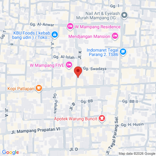 地图的  (Jakarta Selatan, Jakarta)